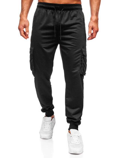 Men's Cargo Joggers Black Bolf JX6360