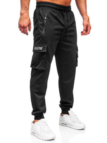 Men's Cargo Joggers Black Bolf JX6362