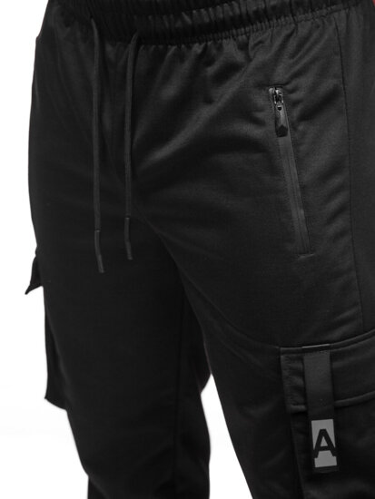 Men's Cargo Joggers Black Bolf JX6362