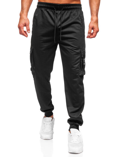 Men's Cargo Joggers Black Bolf JX6362