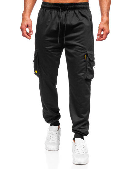 Men's Cargo Joggers Black Bolf JX6363