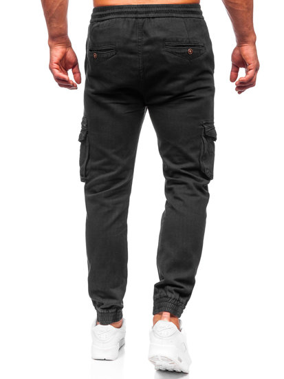 Men's Cargo Joggers Black Bolf MP0181N