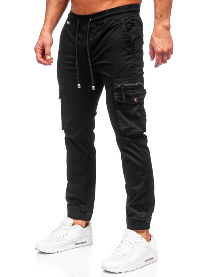 Men's Cargo Joggers Black Bolf MP0201N