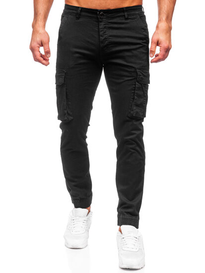 Men's Cargo Joggers Black Bolf MP0202N