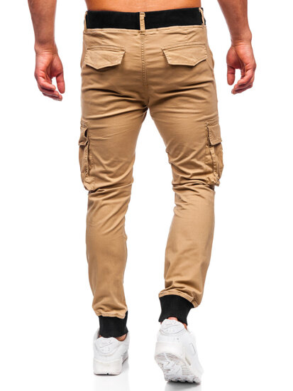 Men's Cargo Joggers Camel Bolf MP0208K