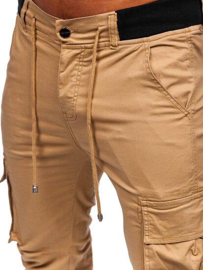 Men's Cargo Joggers Camel Bolf MP0208K