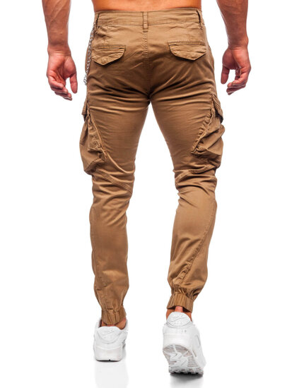 Men's Cargo Joggers Camel Bolf SK850