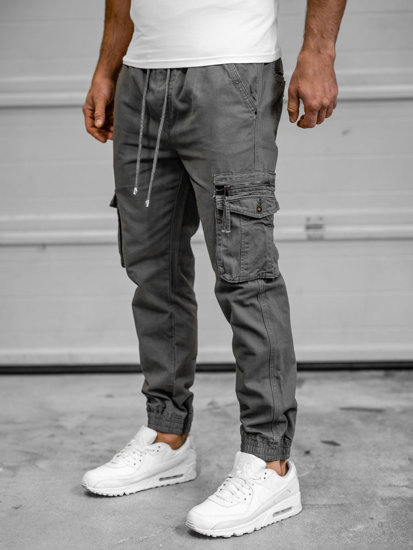 Men's Cargo Joggers Graphite Bolf MP0181GA