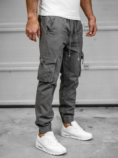 Men's Cargo Joggers Graphite Bolf MP0181GA