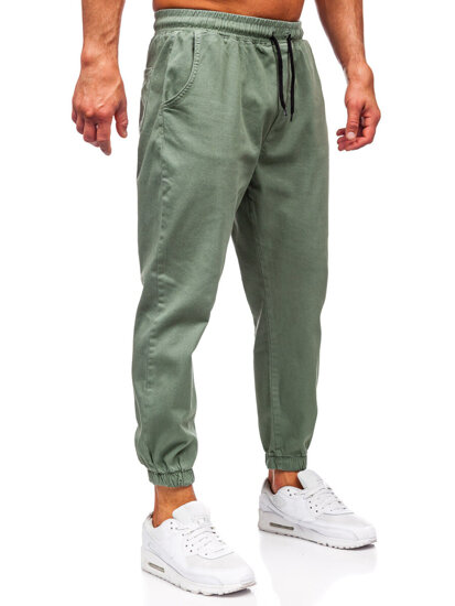 Men's Cargo Joggers Green Bolf 001