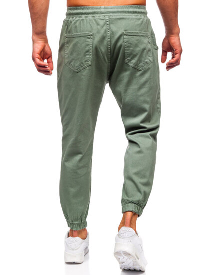 Men's Cargo Joggers Green Bolf 001