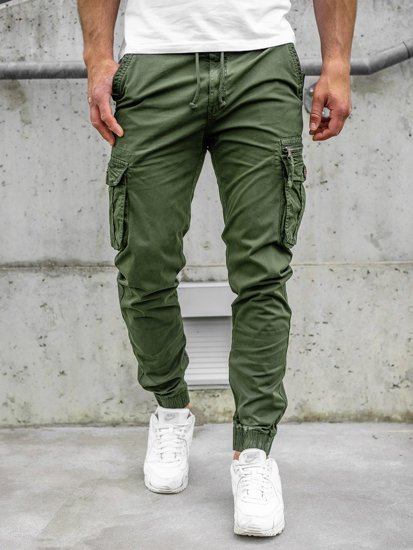 Men's Cargo Joggers Green Bolf CT6702