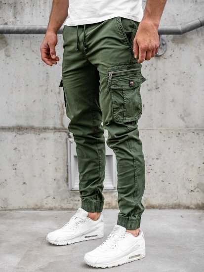 Men's Cargo Joggers Green Bolf CT6702