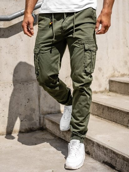 Men's Cargo Joggers Green Bolf CT6703