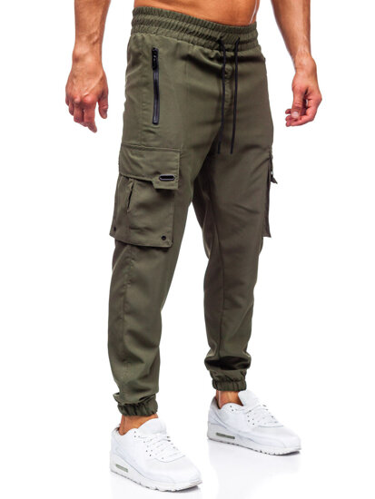 Men’s Cargo Joggers Green Bolf HSS298