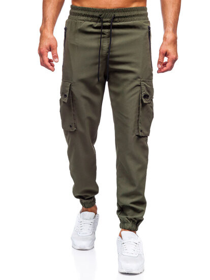 Men’s Cargo Joggers Green Bolf HSS298