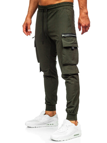 Men’s Cargo Joggers Green Bolf K12