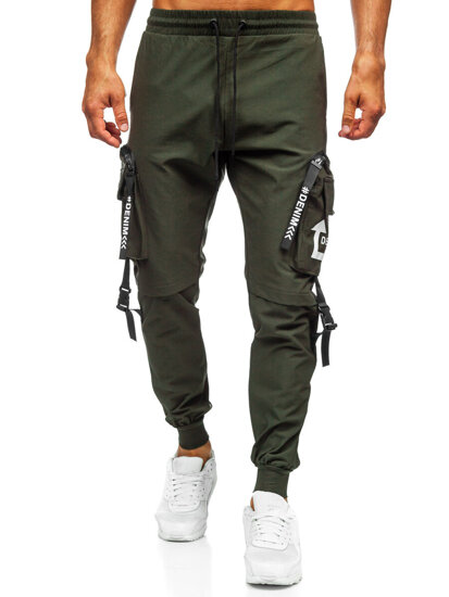 Men’s Cargo Joggers Green Bolf K13