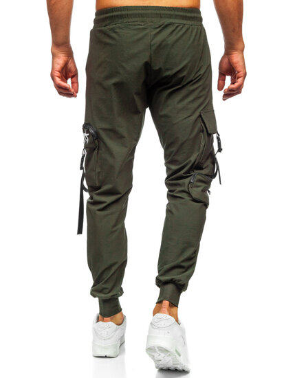 Men’s Cargo Joggers Green Bolf K15