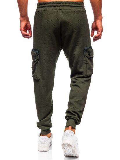 Men's Cargo Joggers Green Bolf K17