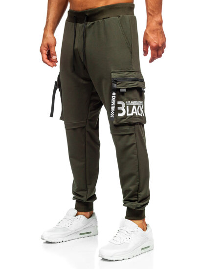 Men’s Cargo Joggers Green Bolf K19