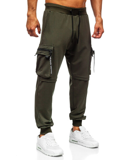 Men’s Cargo Joggers Green Bolf K19