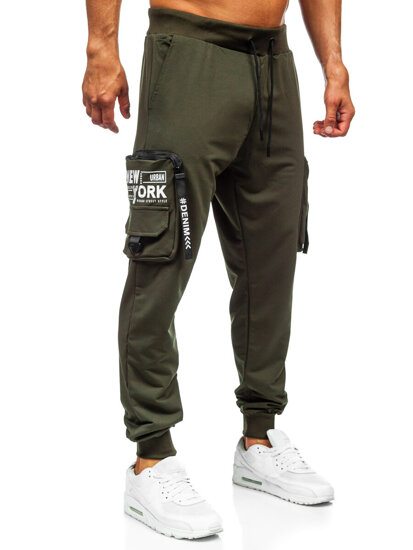 Men’s Cargo Joggers Green Bolf K20