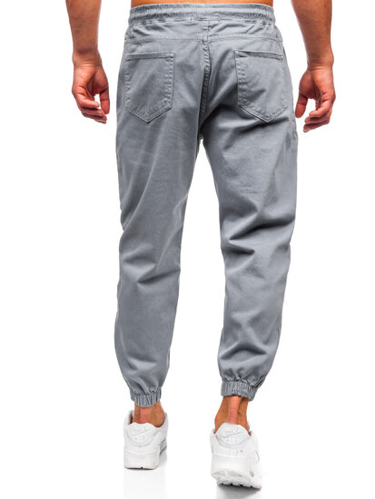 Men's Cargo Joggers Grey Bolf 001