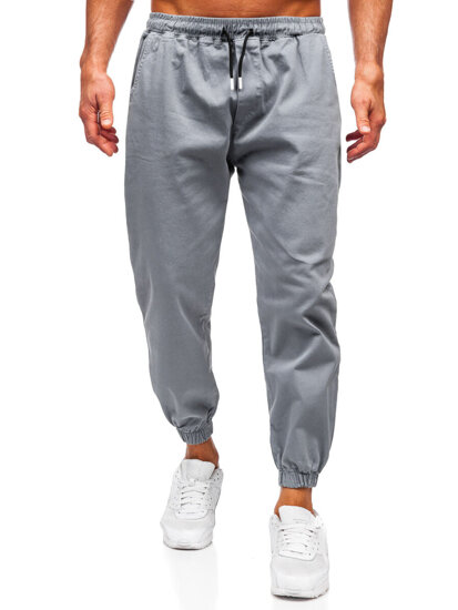 Men's Cargo Joggers Grey Bolf 001