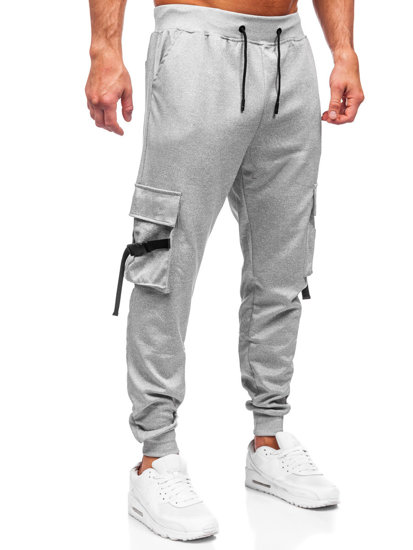 Men's Cargo Joggers Grey Bolf 8K1118