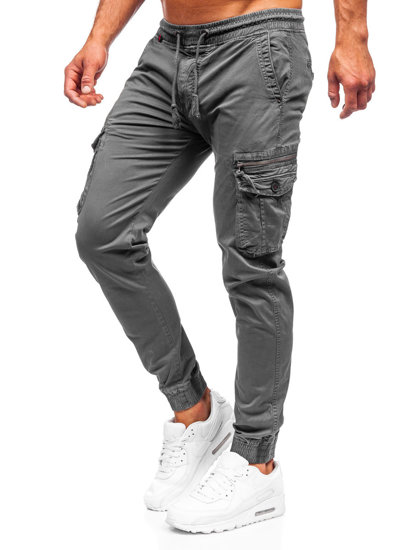 Men's Cargo Joggers Grey Bolf CT6706S0