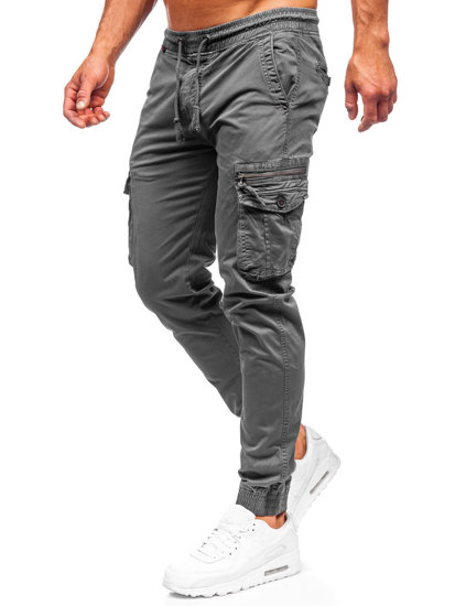 Men's Cargo Joggers Grey Bolf CT6706S0