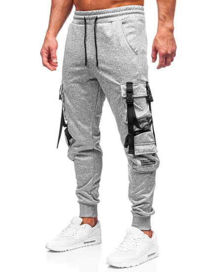 Men's Cargo Joggers Grey Bolf HS7173