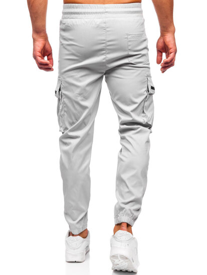 Men’s Cargo Joggers Grey Bolf HSS300