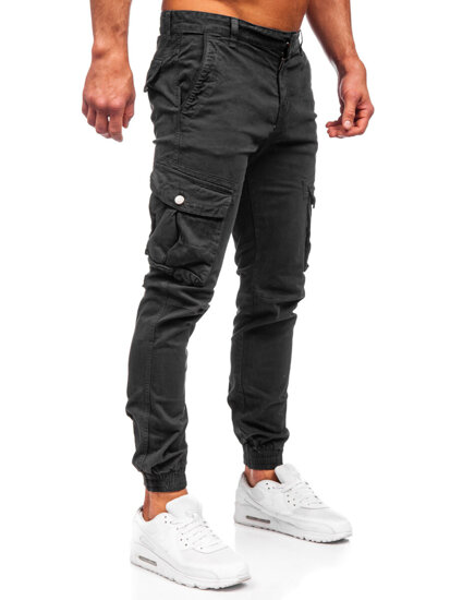 Men's Cargo Joggers Grey Bolf JM5502