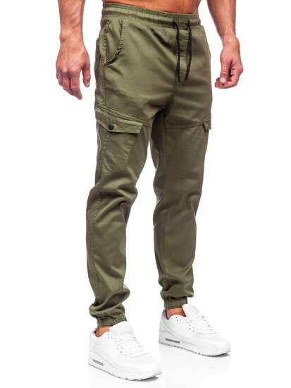 Men's Cargo Joggers Khaki Bolf 384