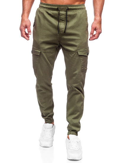 Men's Cargo Joggers Khaki Bolf 384