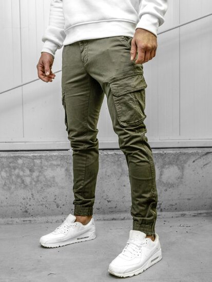 Men's Cargo Joggers Khaki Bolf 77322A