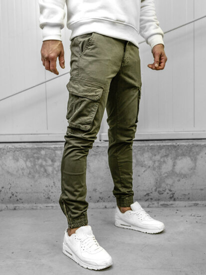 Men's Cargo Joggers Khaki Bolf 77322A