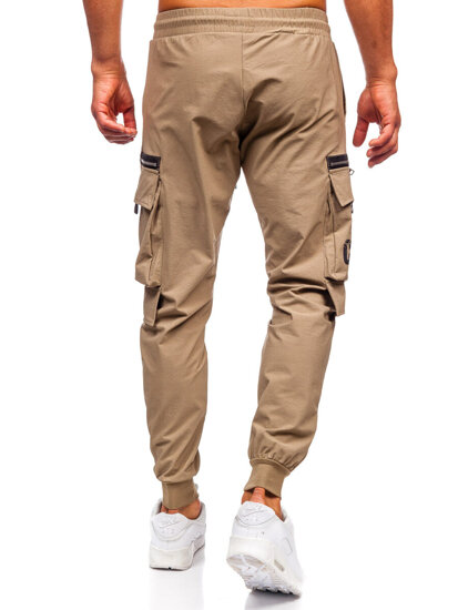 Men’s Cargo Joggers Khaki Bolf K12