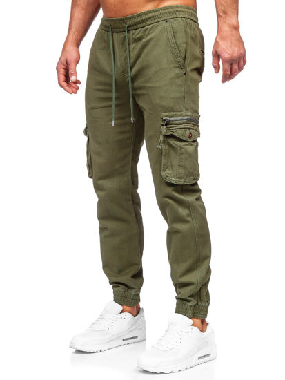 Men's Cargo Joggers Khaki Bolf MP0181MV