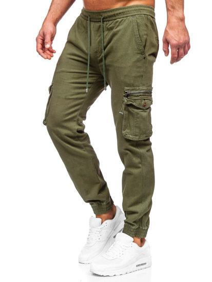 Men's Cargo Joggers Khaki Bolf MP0181MV