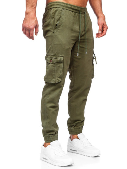 Men's Cargo Joggers Khaki Bolf MP0181MV