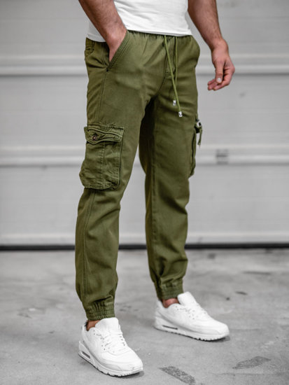 Men's Cargo Joggers Khaki Bolf MP0181MVA