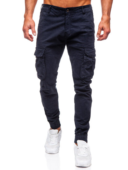 Men's Cargo Joggers Navy Blue Bolf 2233