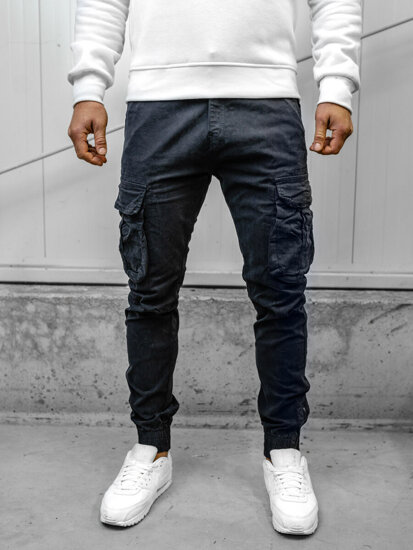 Men's Cargo Joggers Navy Blue Bolf 2233A