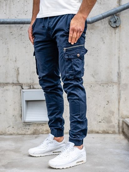 Men's Cargo Joggers Navy Blue Bolf CT6702S0