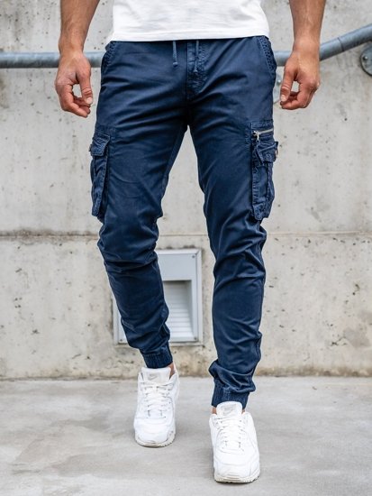 Men's Cargo Joggers Navy Blue Bolf CT6702S0