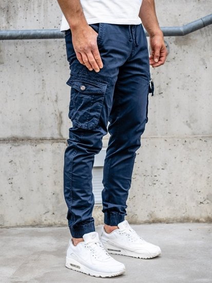 Men's Cargo Joggers Navy Blue Bolf CT6702S0