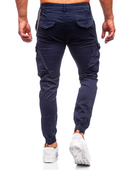 Men's Cargo Joggers Navy Blue Bolf SK850